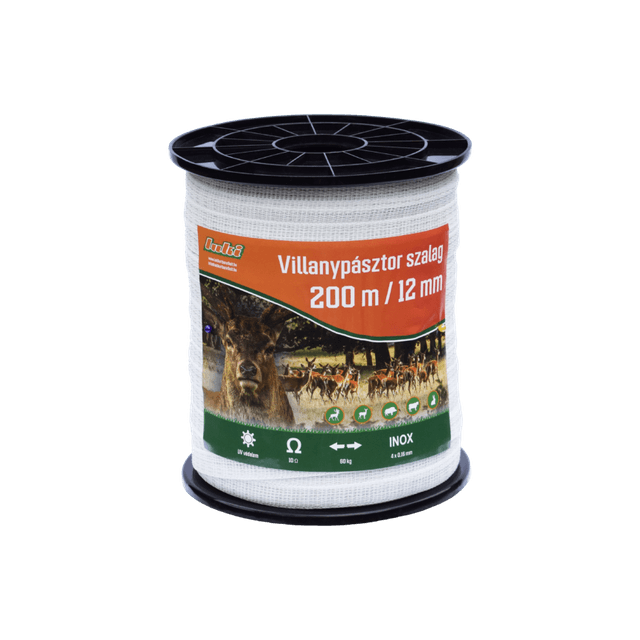 Luki Electrics 200/12 fehér villanypásztor szalag