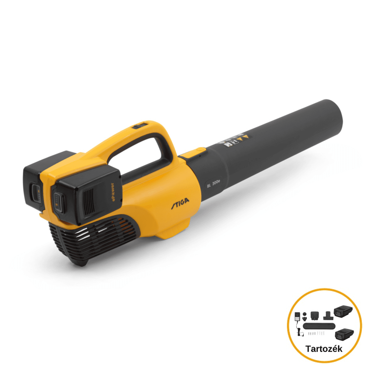 STIGA akkumulátoros lombfúvó BL 300e Kit (akkumulátorral és töltővel) termék