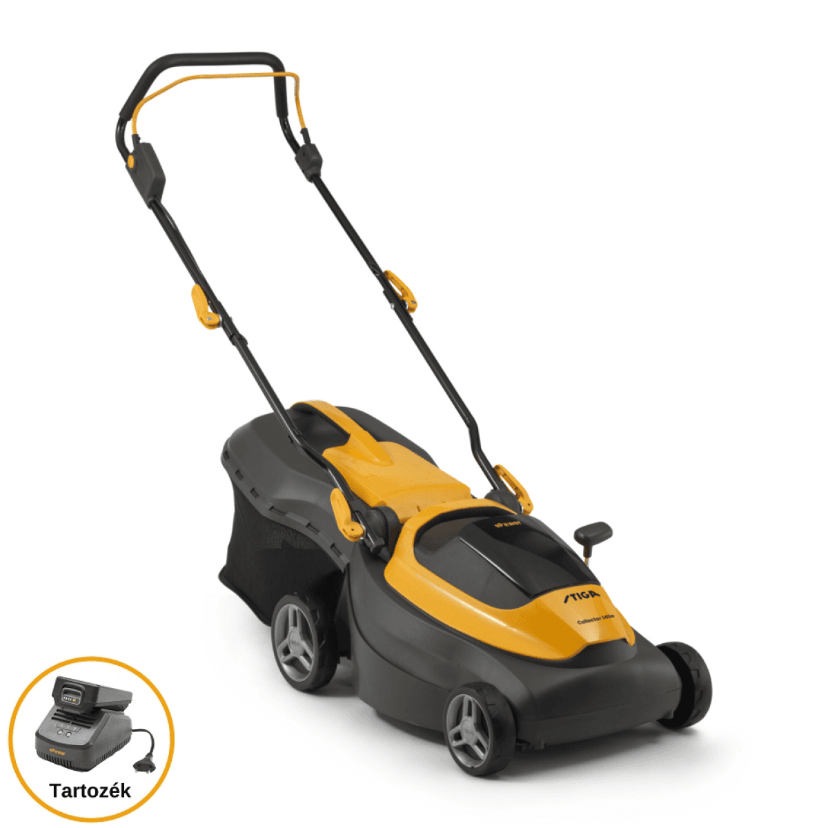 Stiga COLLECTOR 140e Kit akkumulátoros fűnyíró (akkumulátorral és töltővel) termék