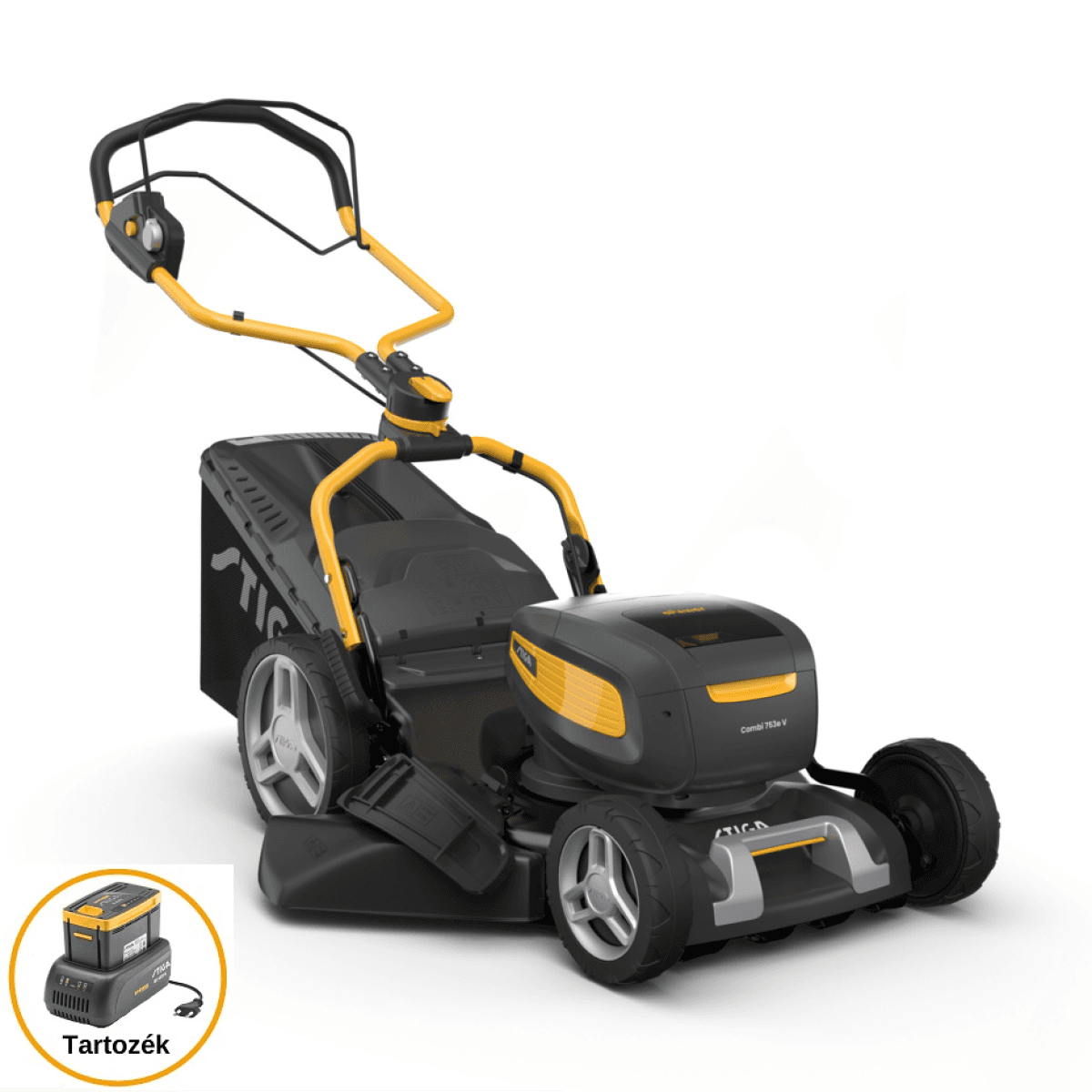 Stiga COMBI 753e V Kit akkumulátoros fűnyíró (akkumulátorral és töltővel) termék