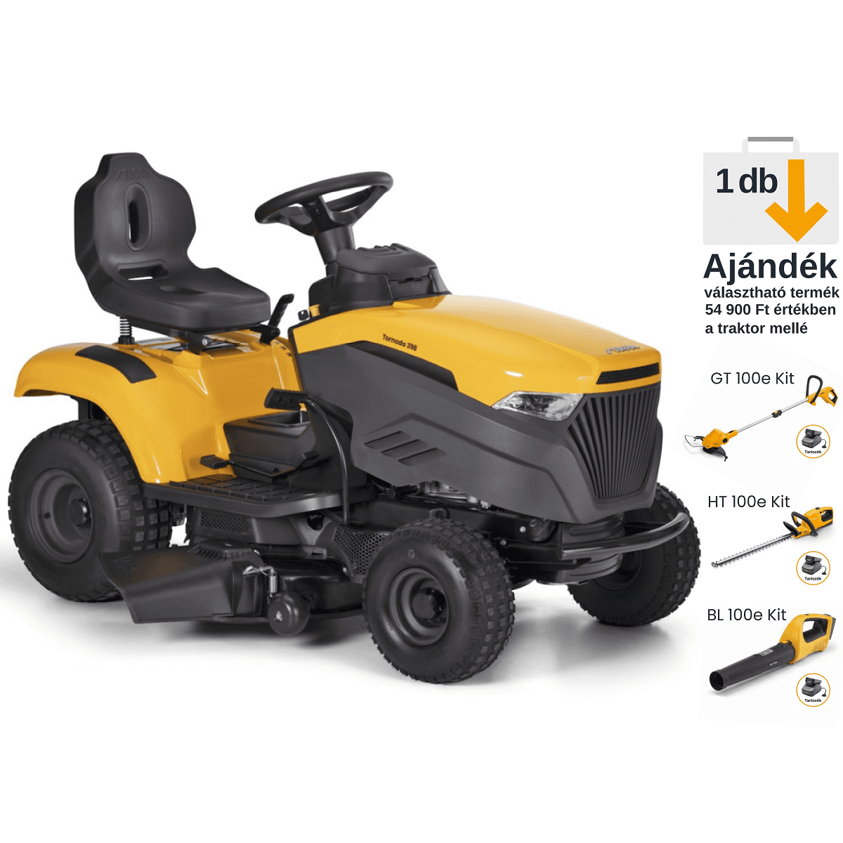 Stiga TORNADO 398 fűnyíró traktor termék