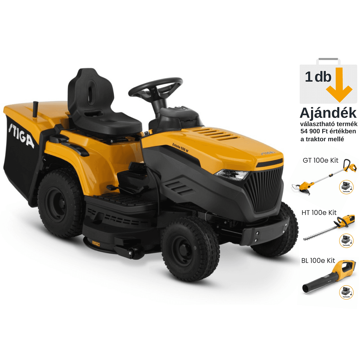 Stiga ESTATE 598 W fűnyíró traktor termék